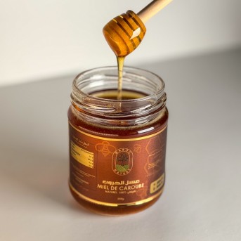 Miel de Caroubier | Miel Naturel Gourmand – Sélection Premium