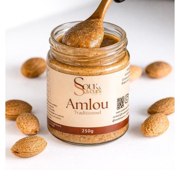 Amlou Traditionnel | Amandes Torréfiées, Huile d’Argan & Miel d’Oranger